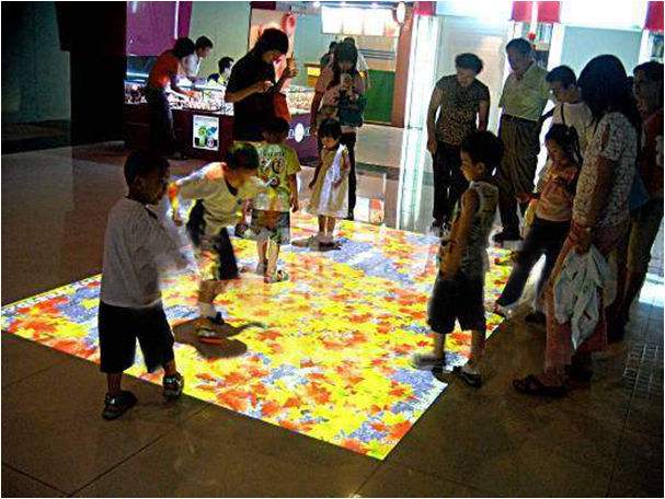 地面互動(dòng)投影游戲