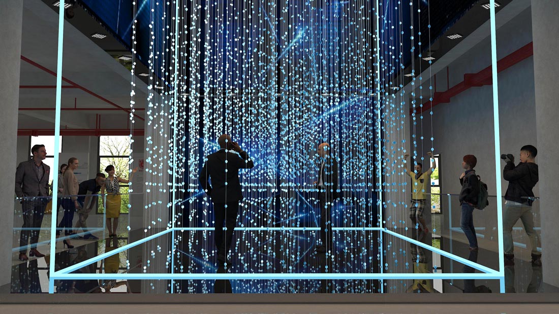 南京大學(xué)雙創(chuàng)成果展示規(guī)劃館設(shè)計(jì)效果圖-藝術(shù)投影2